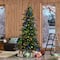 7.5ft. Pre-Lit Green Slim Fir Christmas Tree, Color Changing LED Lights